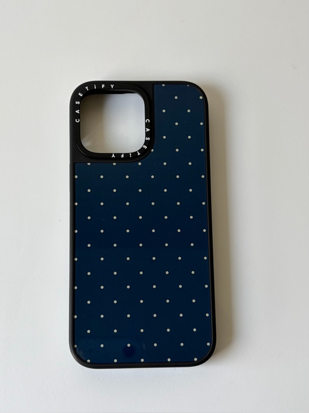 Casetify iPhone 16 Pro Max Navy Dots Glaze Case